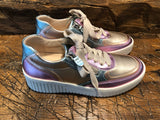 GABOR CAMI PLATFORM SNEAKER WITH PEARLIZED LEATHER IN PASTEL SHADES