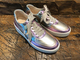 GABOR CAMI PLATFORM SNEAKER WITH PEARLIZED LEATHER IN PASTEL SHADES