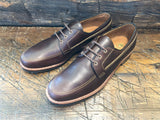 Alden Rover Moc 3 Eyelit Tie in Brown Chromexcel Leather with a Leisure III Sole