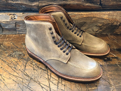 Alden x O & D Indy Boot in Oiled Clay Nubuck Leather with Double-Leather Sole