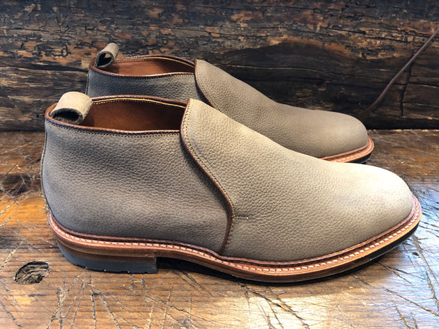 Alden x O & D Amherst Slip-On Chukka in Oiled Clay Nubuck with Commando Sole