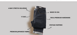 HIROSHI KATO MAMMOTH 17.5 OZ INDIGO RAW 4-WAY STRETCH SELVEDGE DENIM (HAMMER MODEL)