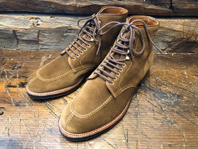 Alden x O & D Split-Toe Boot in Snuff Suede with Commando Sole