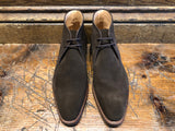 Crockett & Jones Tetbury Chukka in Dark Brown Suede with Dainite Sole