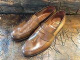 Crockett & Jones x O & D Unlined Harvard 2 Whiskey Shell Cordovan Penny Loafer
