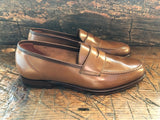 Crockett & Jones x O & D Unlined Harvard 2 Whiskey Shell Cordovan Penny Loafer