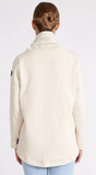 HOLEBROOK SWEDEN JESSICA WINDPROOF PULLOVER SWEATER IN SANDSHELL
