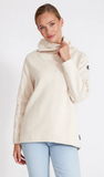 HOLEBROOK SWEDEN JESSICA WINDPROOF PULLOVER SWEATER IN SANDSHELL