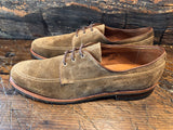 Alden Rover Moc 3 Eyelit Tie in Snuff Suede Leather with a Leisure III Sole