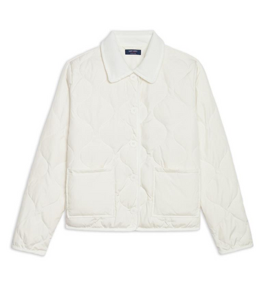 SAINT JAMES OF FRANCE WOMEN'S STE JULIANA JACKET IN BLANC