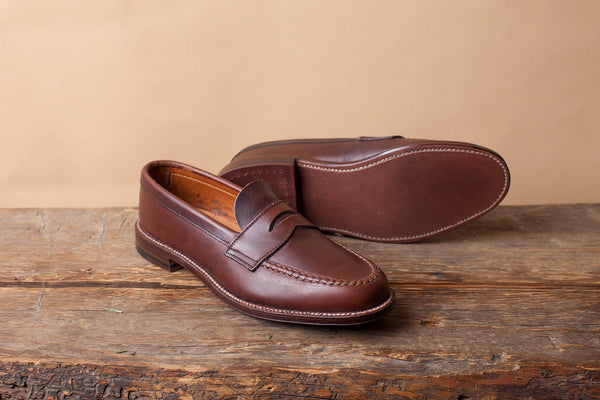 Alden hot sale chromexcel loafer