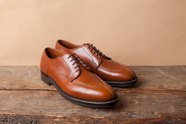 靴 Alden 2249 Norwegian Split Toe Blucher 962NorwegianBurnishedTan1_gran