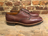 Alden x O & D U Tip in Matte Finish Brown Scotch Grain with Commando Sole