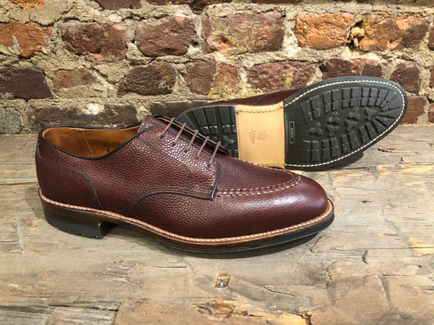 Alden x O & D U Tip in Matte Finish Brown Scotch Grain with Commando Sole