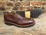 Alden x O & D U Tip in Matte Finish Brown Scotch Grain with Commando Sole