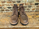 Alden Indy Boot in Reverse Oiled Tobacco Chamois Leather with Commando Sole