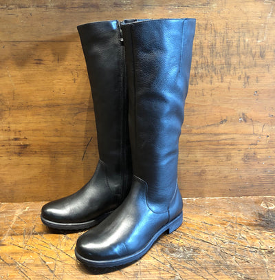 ara ANJA HI BOOT IN BLACK CALF WITH COMFORT SOLE
