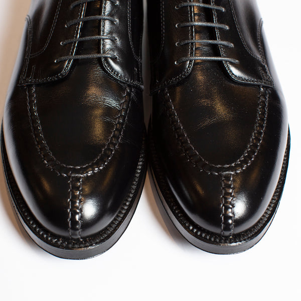 Alden Norwegian Split Toe in Black Calfskin – Oxford and Derby
