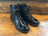 GABOR DAVOS BOOT IN BLACK CRINKLE PATENT LEATHER