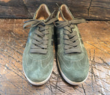 GABOR VERDE SNEAKER IN LODEN SUEDE WITH GUM SOLE