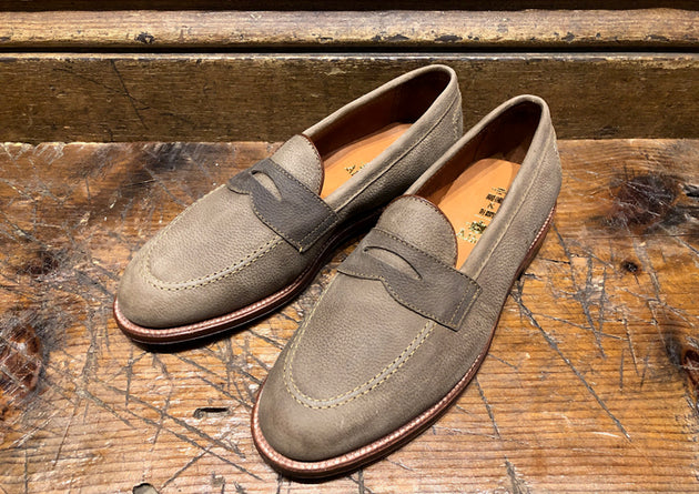 Alden x O & D Worcester Penny in Oiled Clay Nubuck