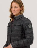 KRIMSON KLOVER WOMEN'S SKI WEAR ANNIE DOWN SHACKET IN CAMO