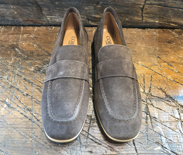 CORDANI ARDELLE LOAFER IN BROWN SUEDE LEATHER