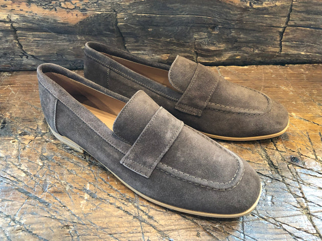 CORDANI ARDELLE LOAFER IN BROWN SUEDE LEATHER