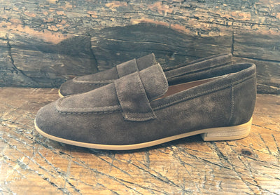 CORDANI ARDELLE LOAFER IN BROWN SUEDE LEATHER