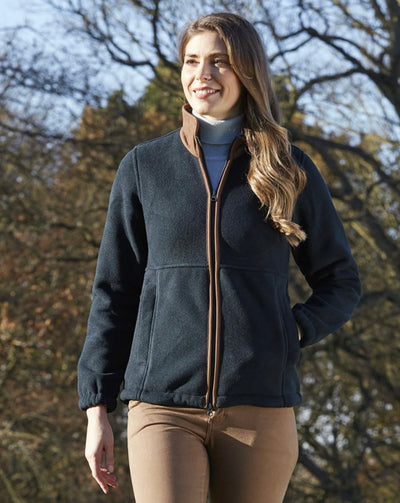 ALAN PAINE WOMEN'S AYLSHAM FLEECE WAISTCOAT IN DARK NAVY