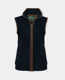 ALAN PAINE WOMEN'S AYLSHAM FLEECE WAISTCOAT IN DARK NAVY