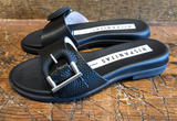 HISPANITAS BOLERO SANDAL IN BLACK CALFSKIN
