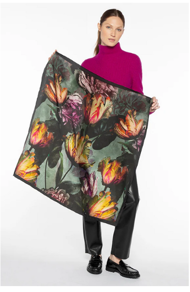 KINROSS BOTANICAL PRINT SCARF