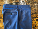 Samuelsohn Super 110s Wool Serge Trouser in British Blue