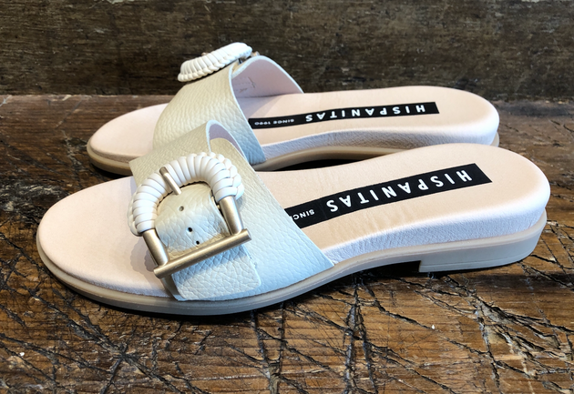 HISPANITAS WOMEN'S BOLERO SANDAL IN BONE CALFSKIN