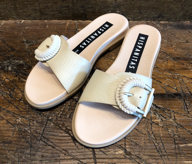 HISPANITAS WOMEN'S BOLERO SANDAL IN BONE CALFSKIN