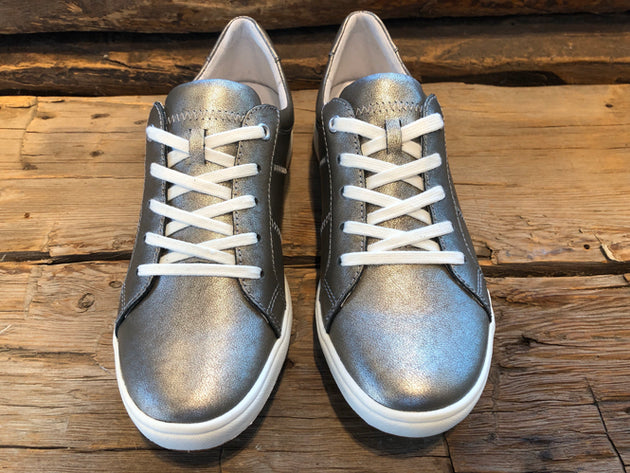 Josef Seibel Women's Caren 01 Sneaker in Silver