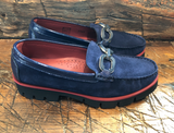DI CHEZNO GULIA LOAFER IN NAVY SUEDE