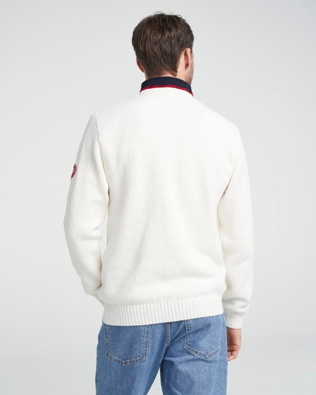 Holebrook Sweden Classic Off-White Windproof Sweater