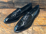 CORDANI ADRIAN PENNY LOAFER IN BLACK PATENT LEATHER