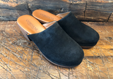 CORDANI WANDA CLOG IN BLACK SUEDE