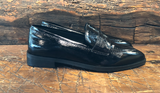 CORDANI ADRIAN PENNY LOAFER IN BLACK PATENT LEATHER