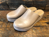CORDANI CAMRYN CLOG IN CRETA (TAUPE) LEATHER AND SUEDE