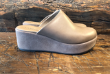 CORDANI CAMRYN CLOG IN CRETA (TAUPE) LEATHER AND SUEDE
