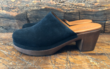 CORDANI WANDA CLOG IN BLACK SUEDE