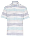 Mirto Short Sleeve Cotton & Linen Blend Pullover Sport Shirt