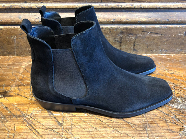 CORDANI BROMLEY CHELSEA BOOT IN BLACK SUEDE