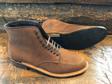 Alden x O & D Indy Boot in Smooth Tobacco Chamois Leather with Black NeoCork Sole