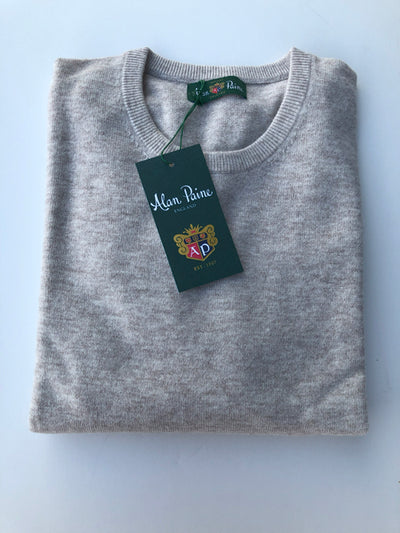 ALAN PAINE WOMEN'S IVY CREW NECK SWEATER IN PORRIDGE