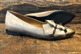 I.N.K. MILANO FLAT IN TAUPE CALFSKIN
